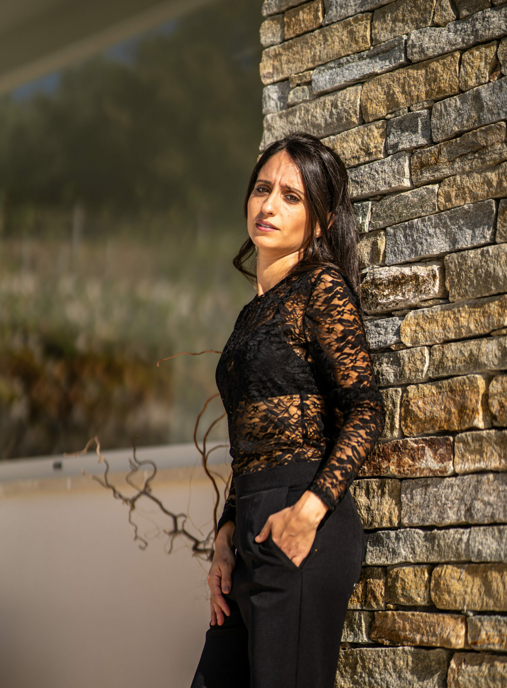 MAGLIA NERA PIZZO - immagine 2